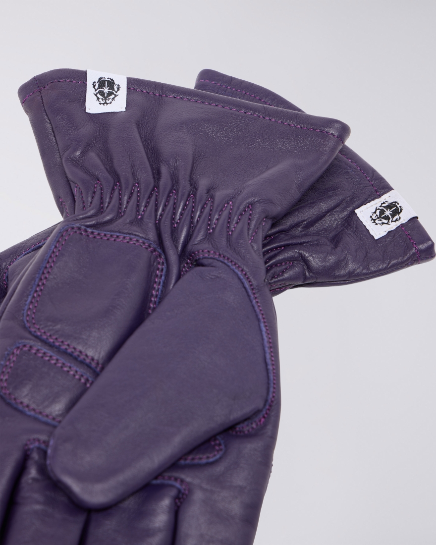 EDWIN Function Gloves Purple Plumeria