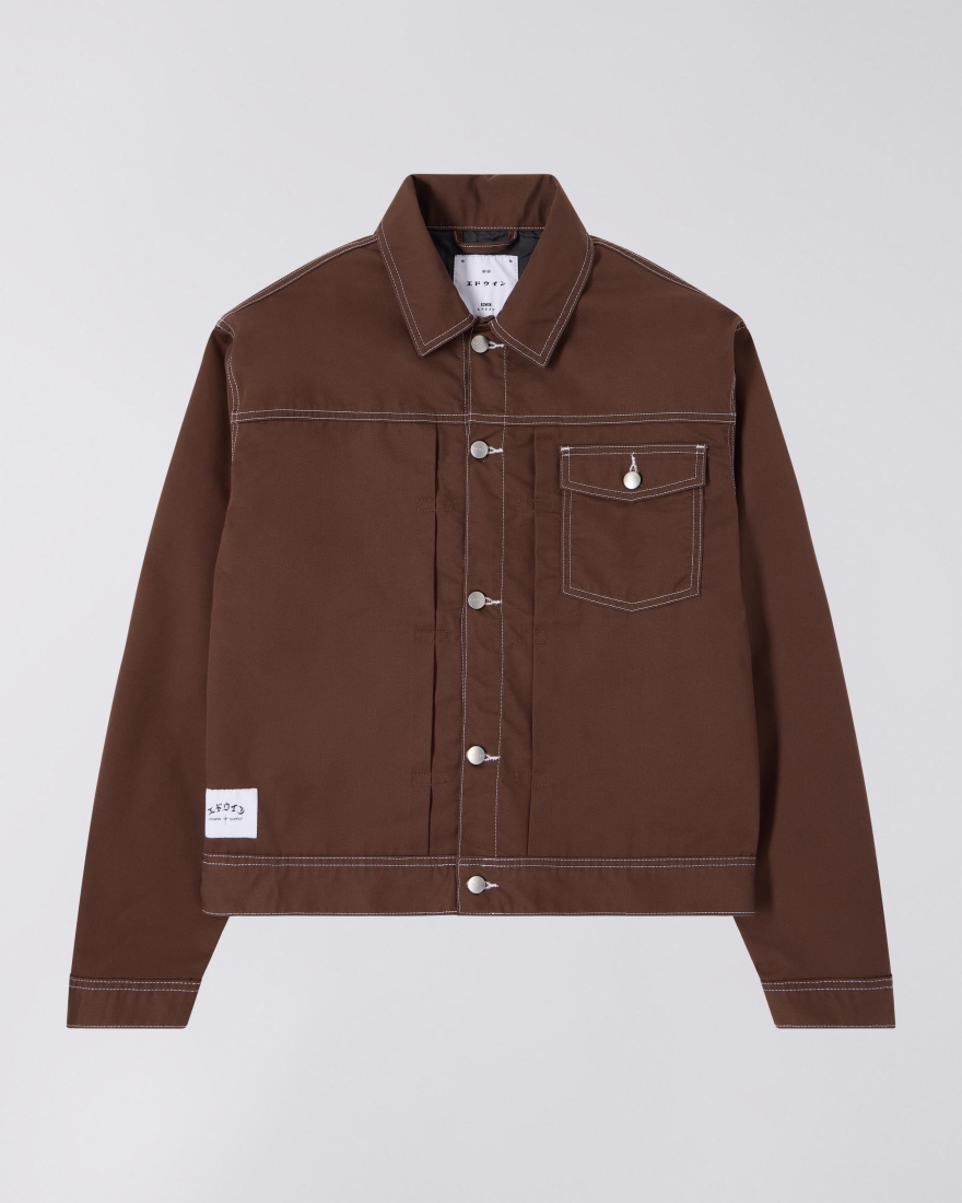 EDWIN Raglan Sleeve Crew Mustard