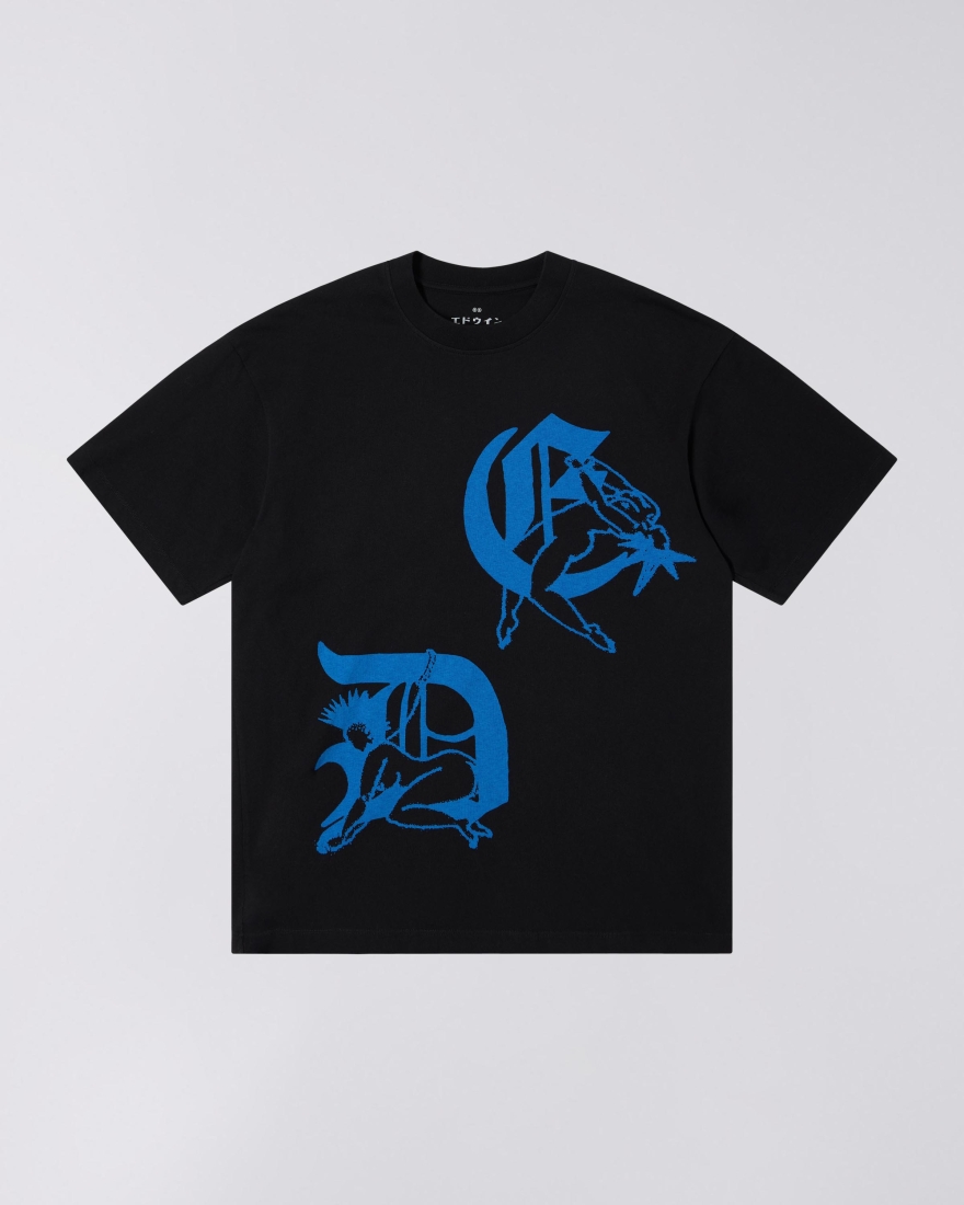 EDWIN Panku Kochu T-Shirt Black