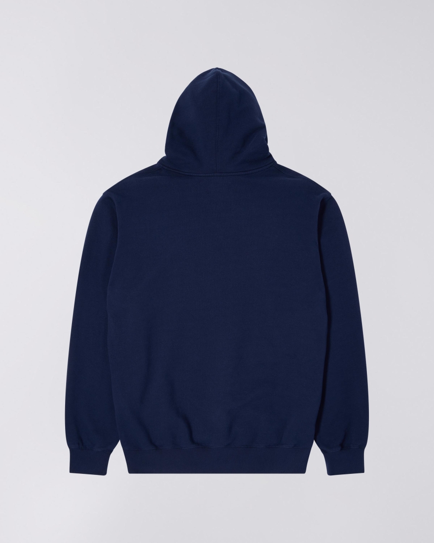 EDWIN Sunset On Fuji San Hoodie Sweat Maritime Blue