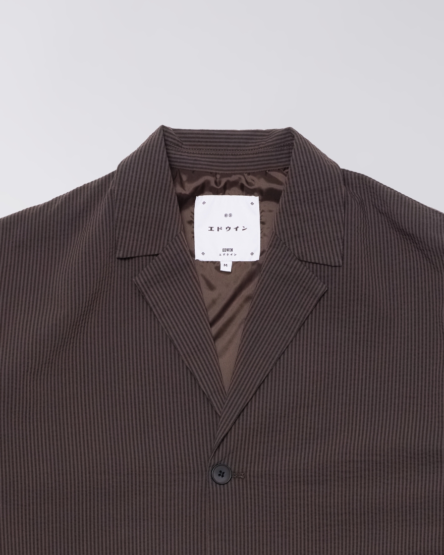 EDWIN Edison Blazer Coffee Bean / Black
