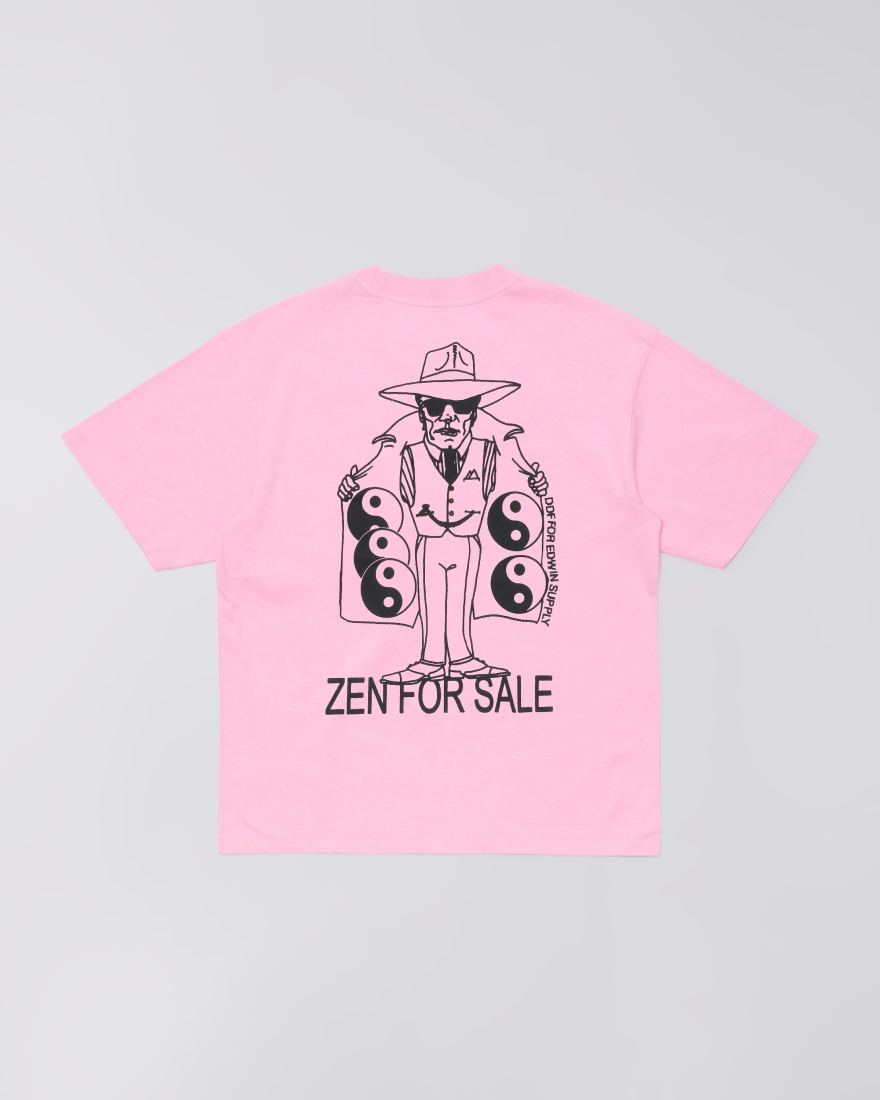 EDWIN Positive Chaos T-Shirt Begonia Pink