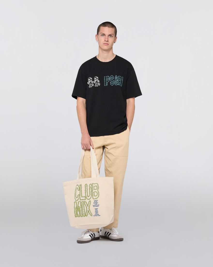 EDWIN Club Mix Shirt SS Dark Grey