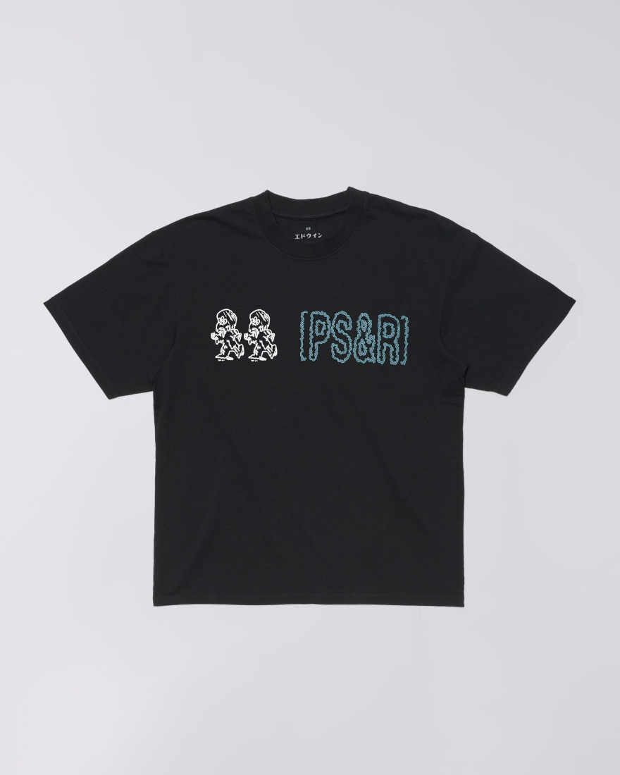 EDWIN Stress Relief T-Shirt Black