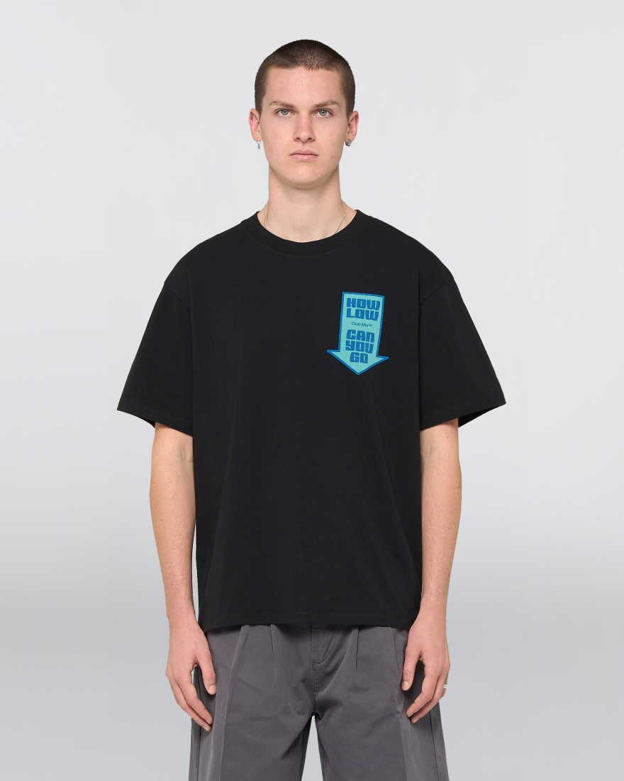 EDWIN How Low T-Shirt Black
