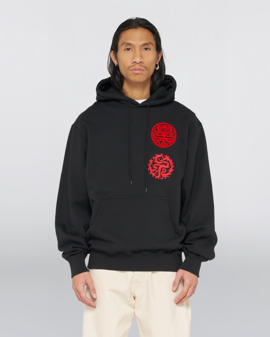 EDWIN Hibiki Hoodie Sweat Black