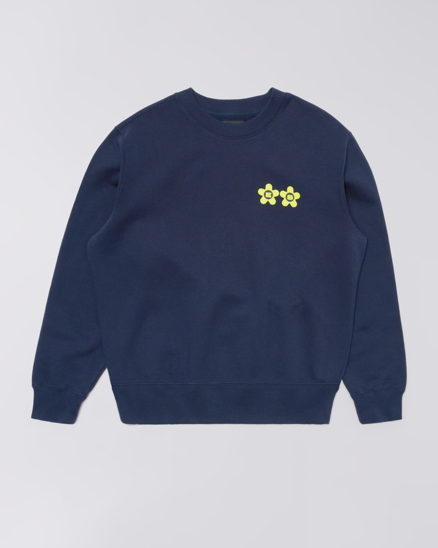 EDWIN Sunset On Fuji San Sweat Grey Marl