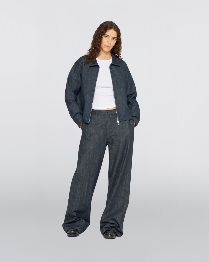 EDWIN W' Yumi Overshirt Blue