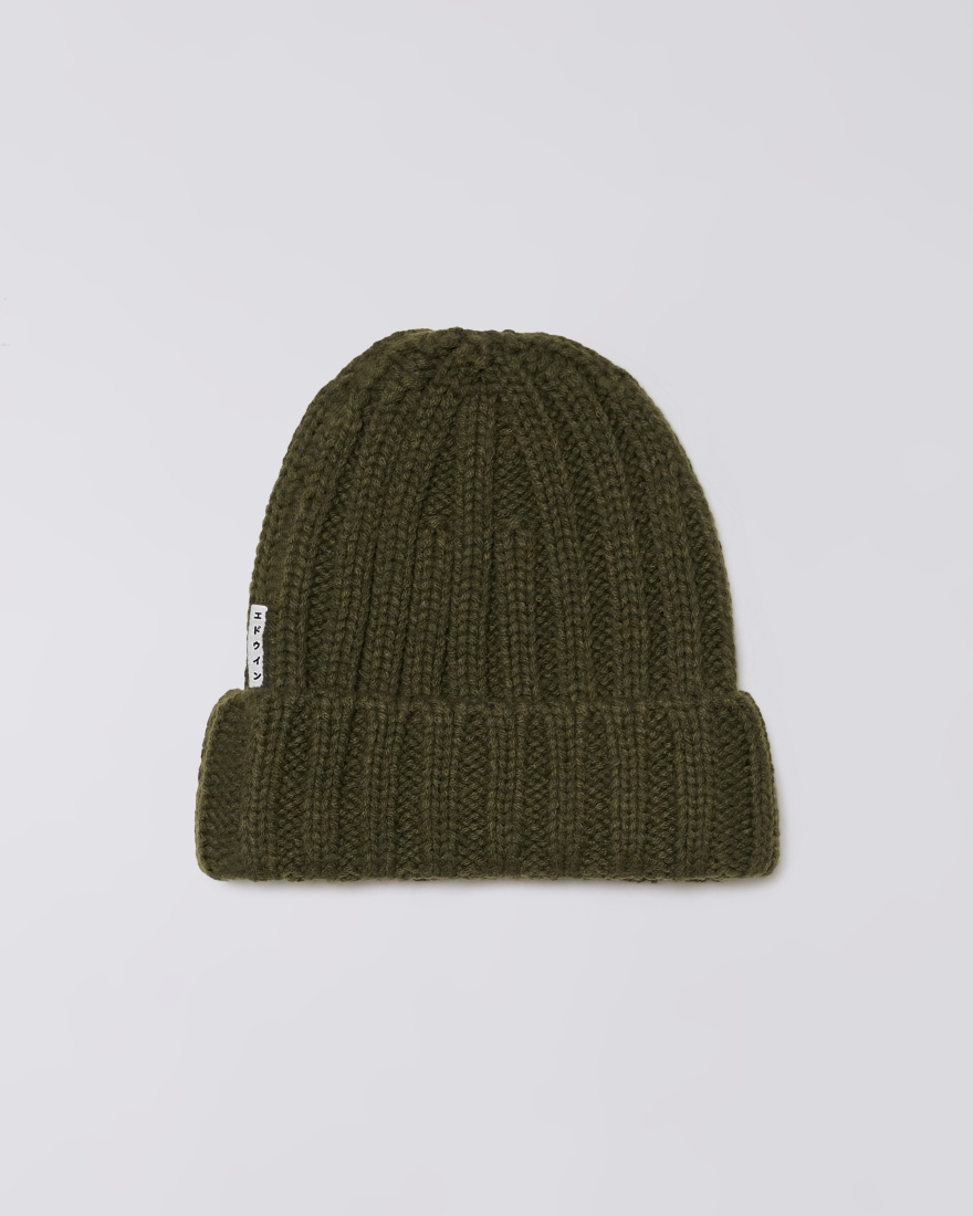 EDWIN Vintage Beanie  Olive Night