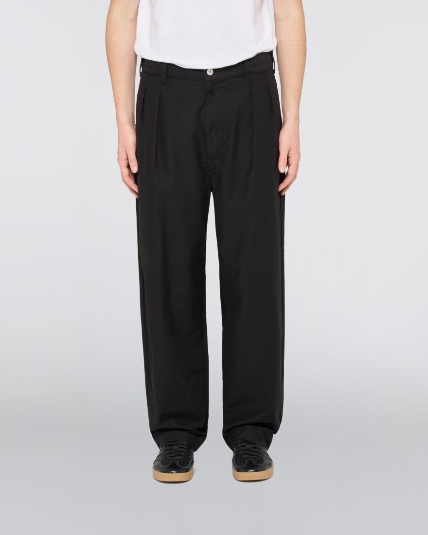 EDWIN 2 Tuck Pant Black
