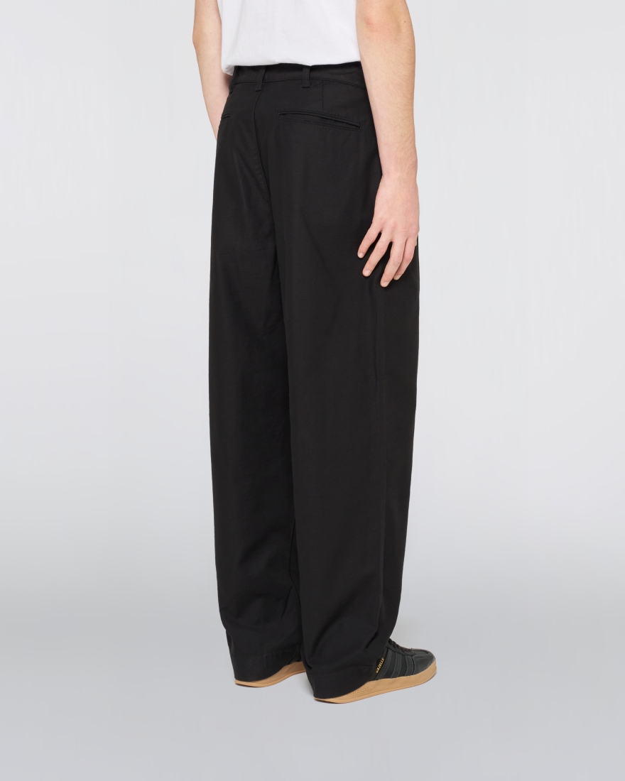 EDWIN 2 Tuck Pant Black