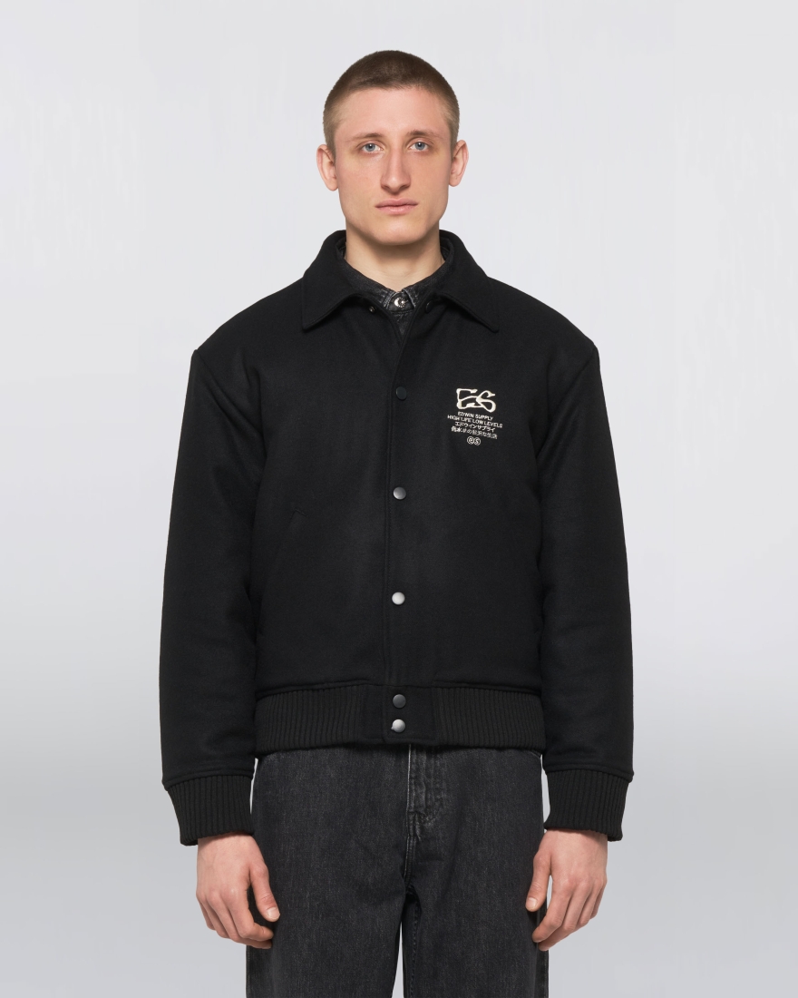 EDWIN Edison Blazer Dark Grey