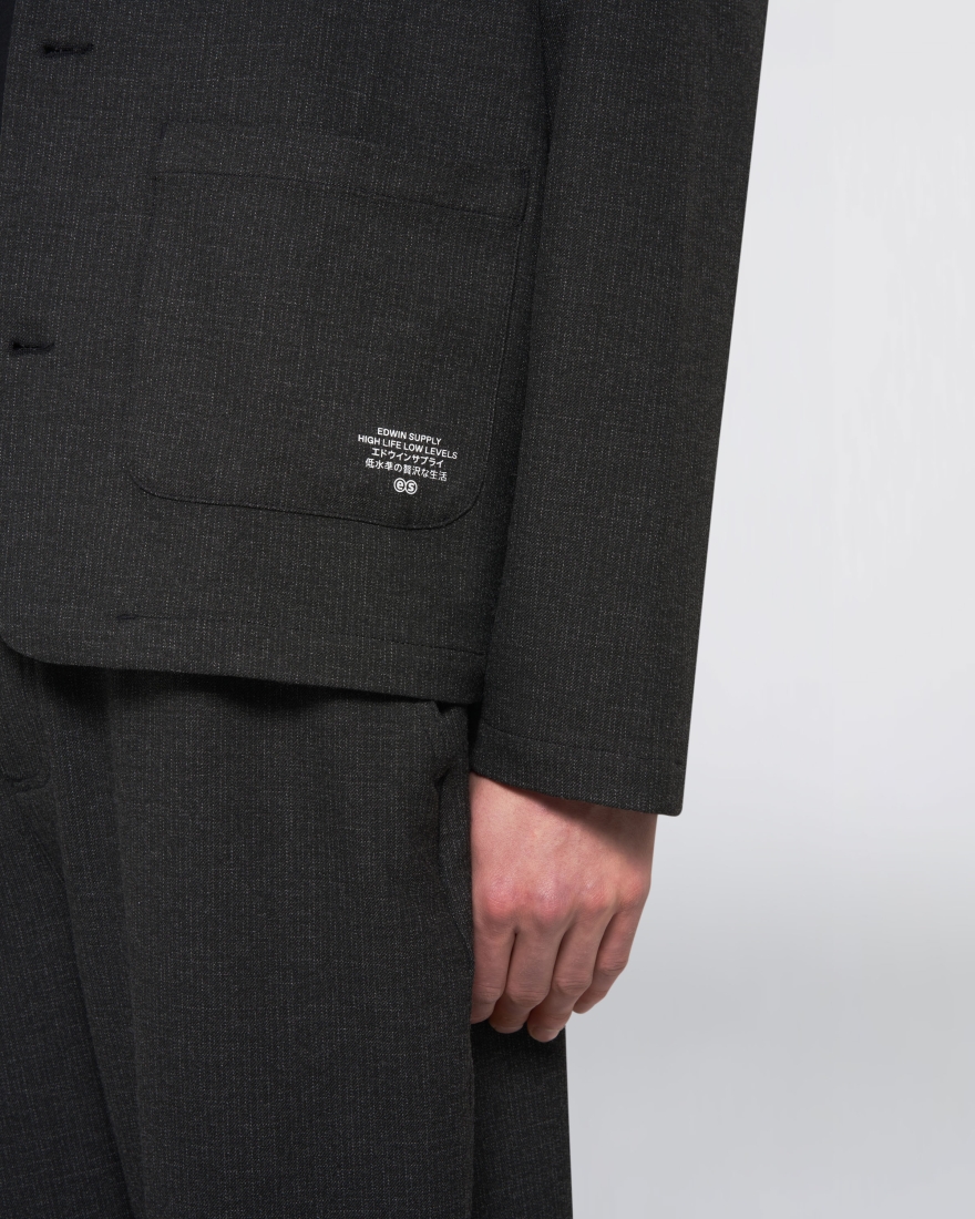 EDWIN Edison Pant Dark Grey
