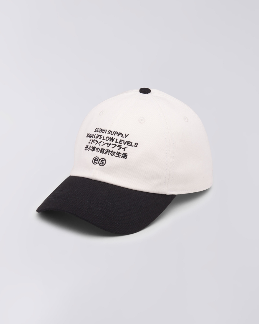 EDWIN Sapurai 6 Panel Cap White / Black