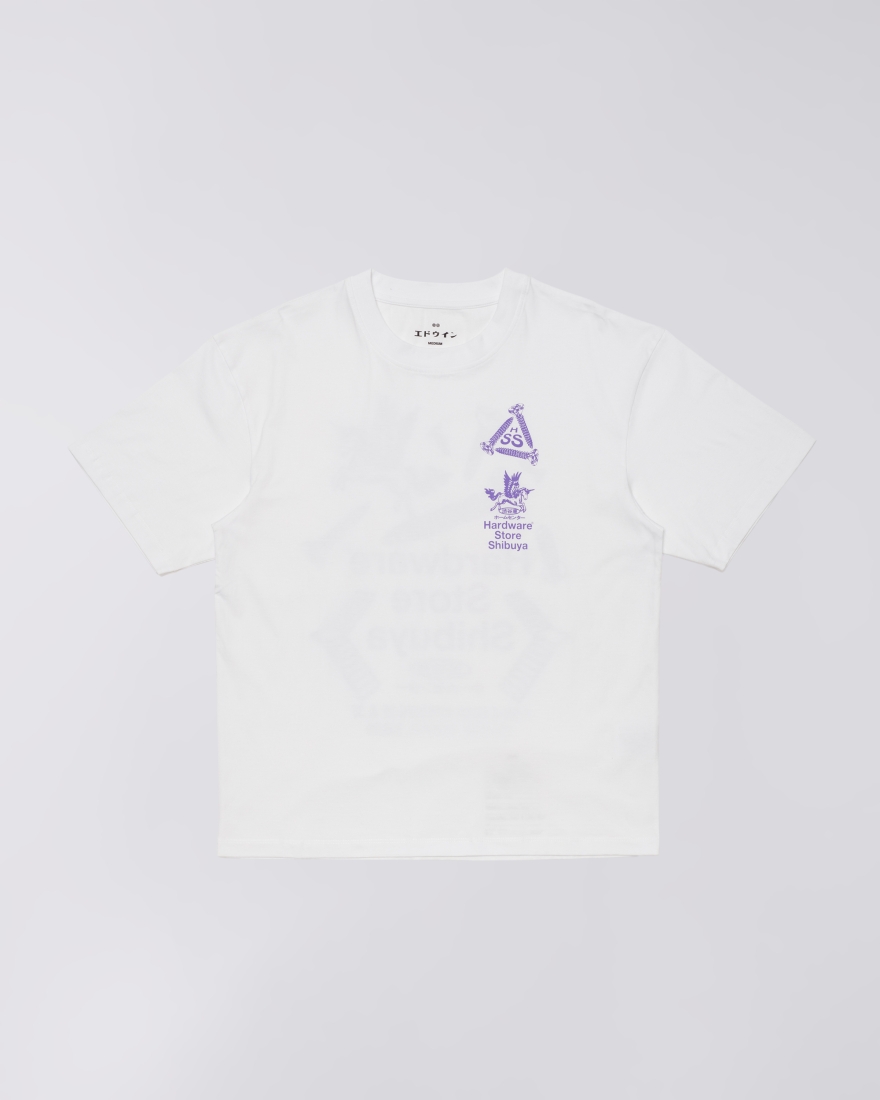 EDWIN Hardware Store Shibuya T-Shirt White