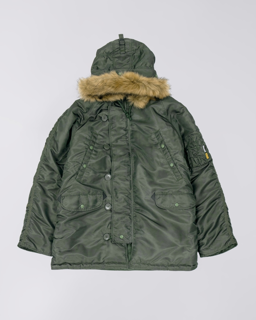 EDWIN Snorkel Parka Sage