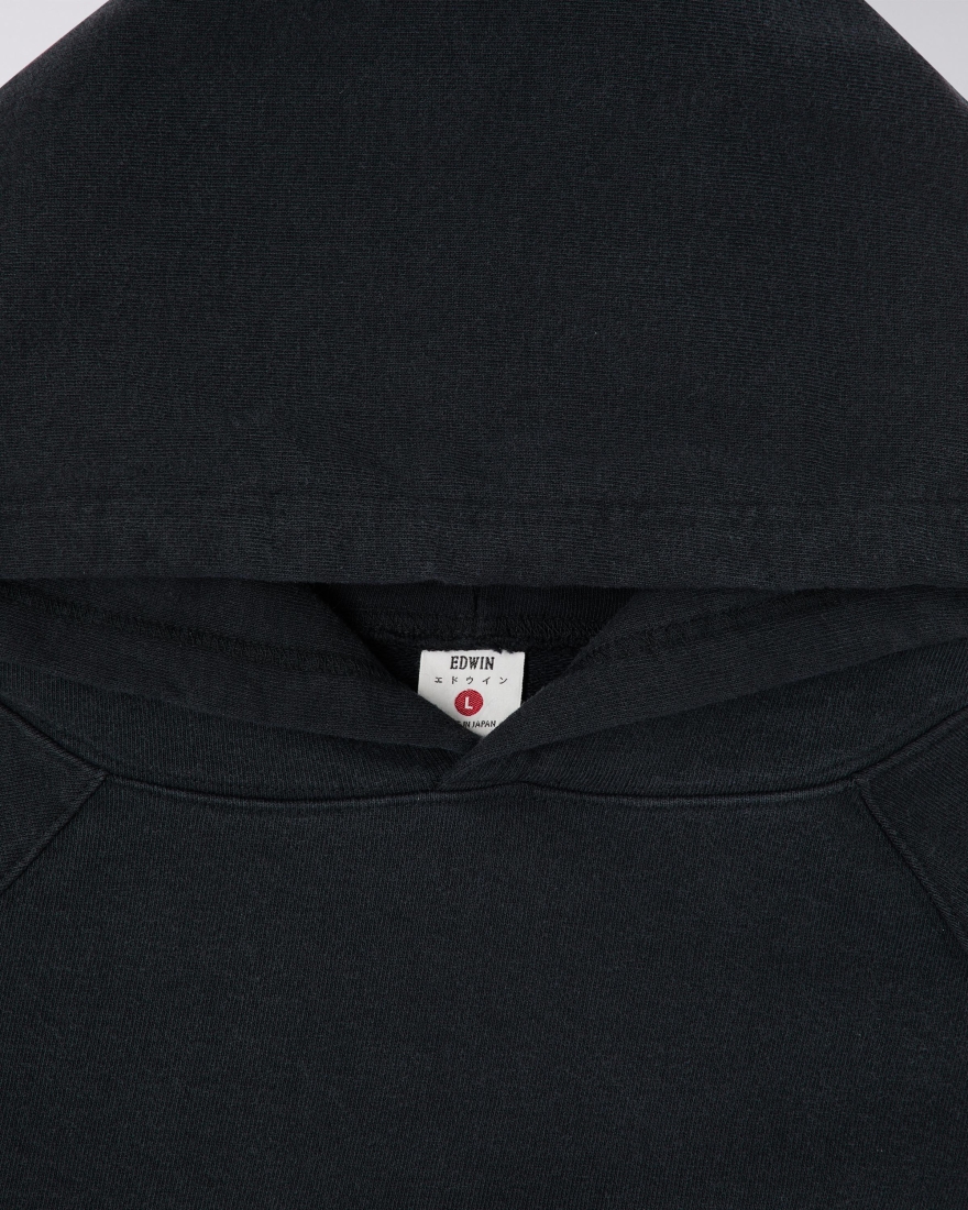 EDWIN Raglan-Sleeve Hood Black