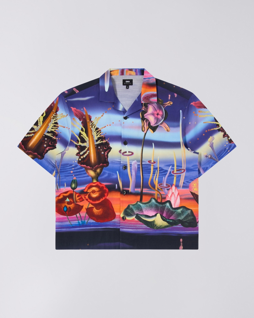EDWIN Temple Of Flora Shirt SS Multicolor