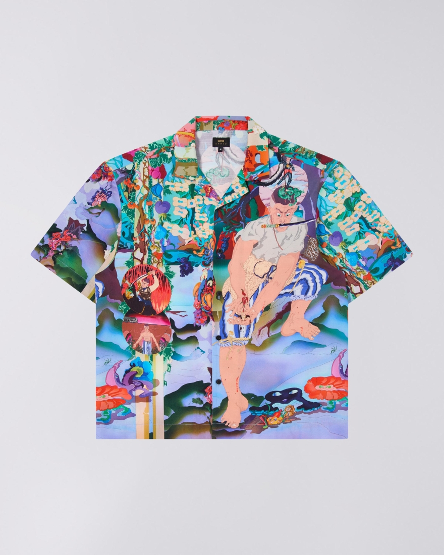 EDWIN Hedi & Thami Shirt SS Multicolor