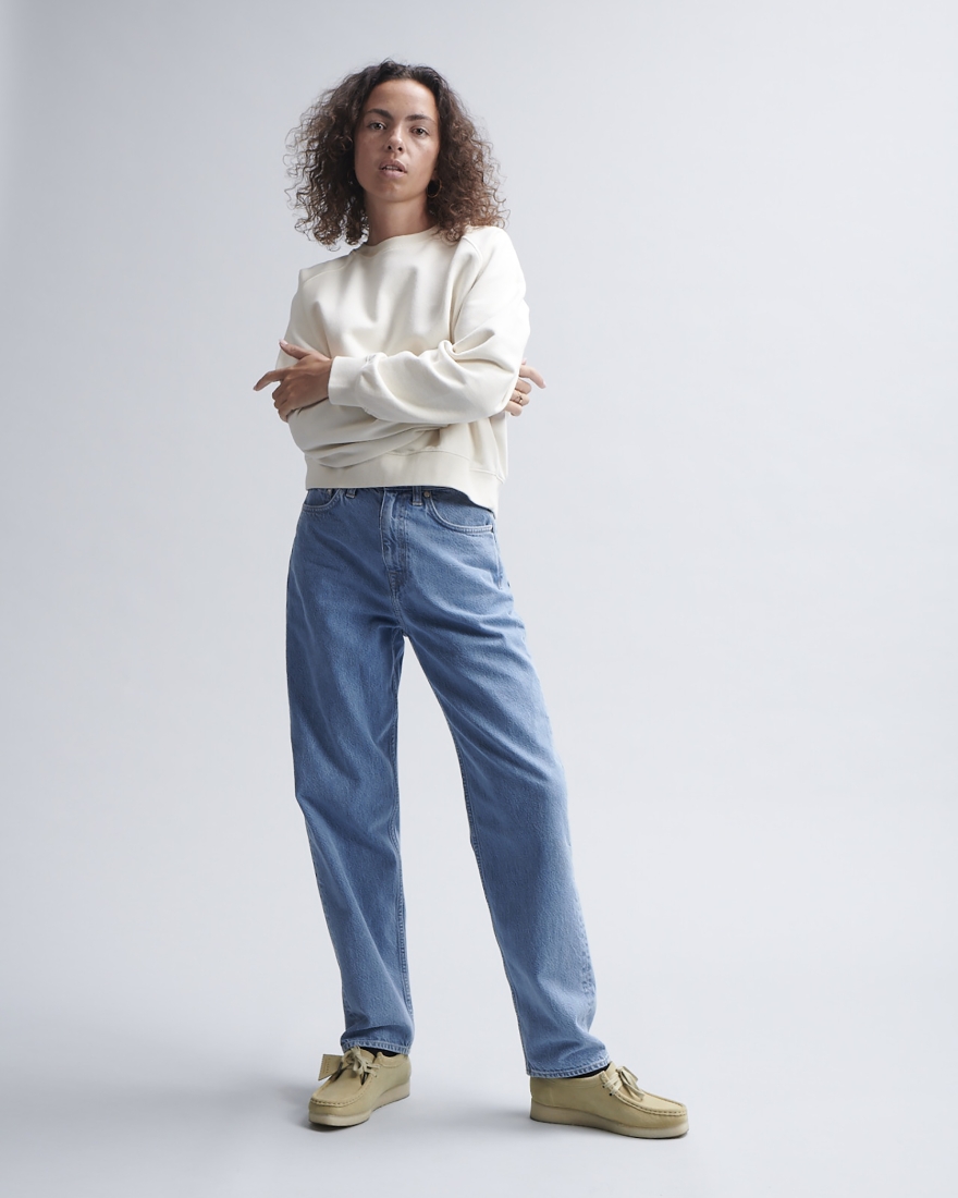 EDWIN W‘ Core Sweat Whisper White