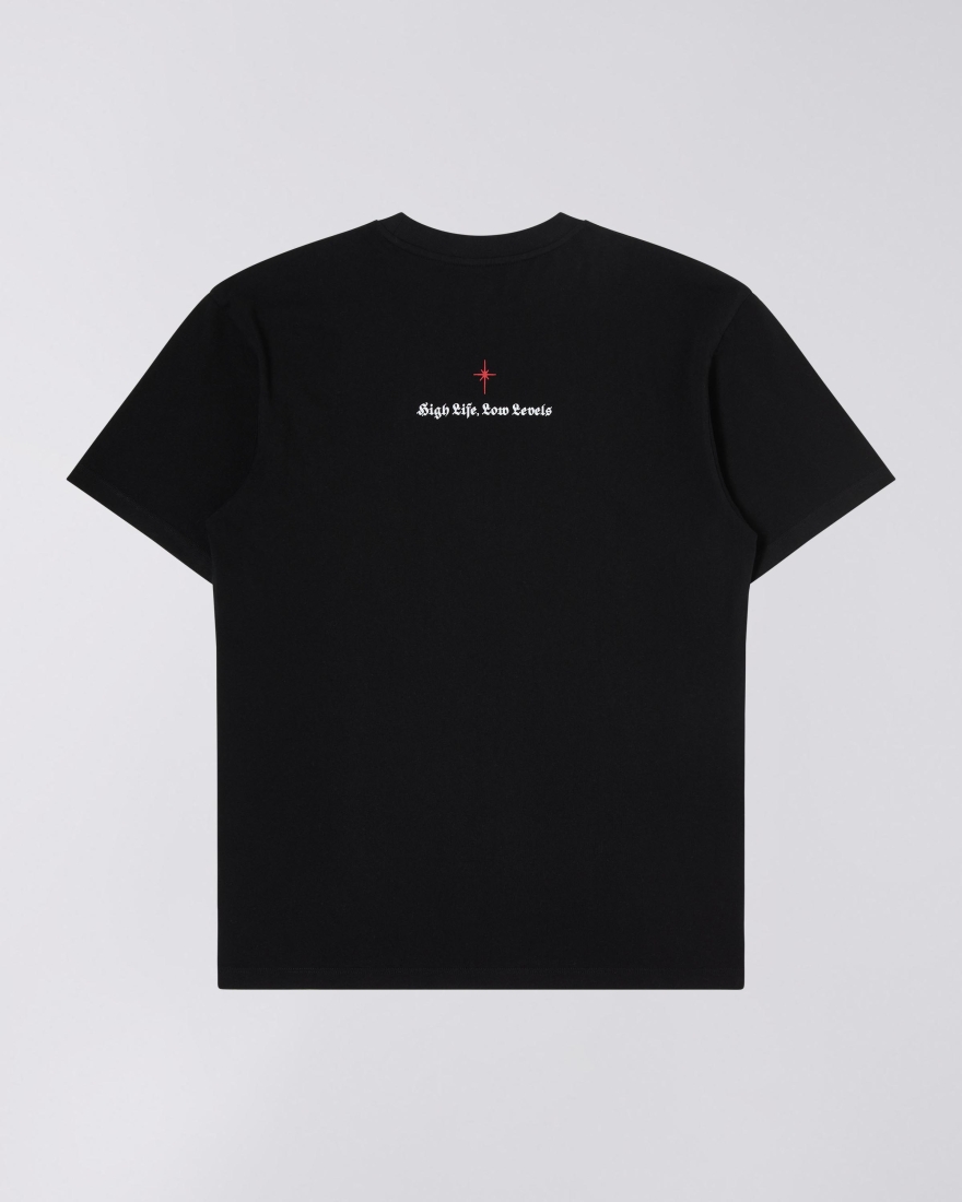 EDWIN High Life Low Levels T-Shirt  Black