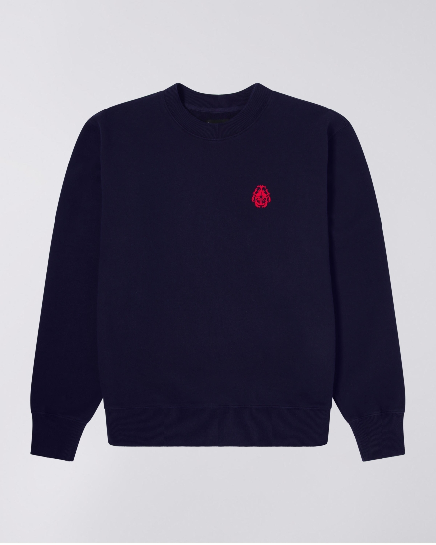 EDWIN Beetle Sweat Maritime Blue