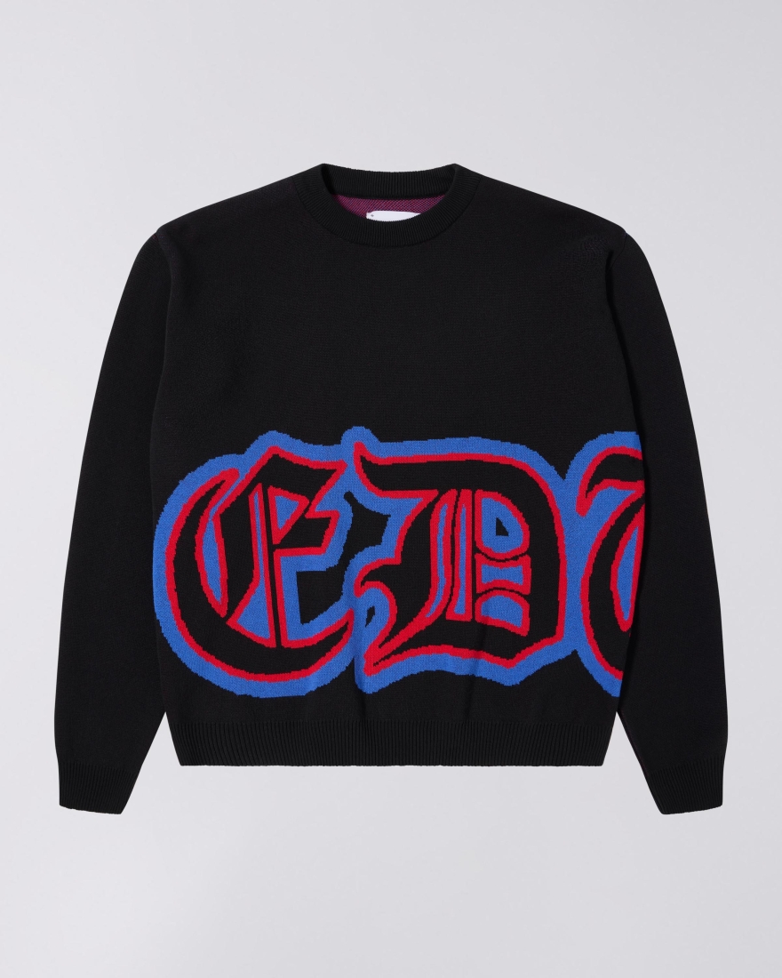 EDWIN Gothic Sweater Black