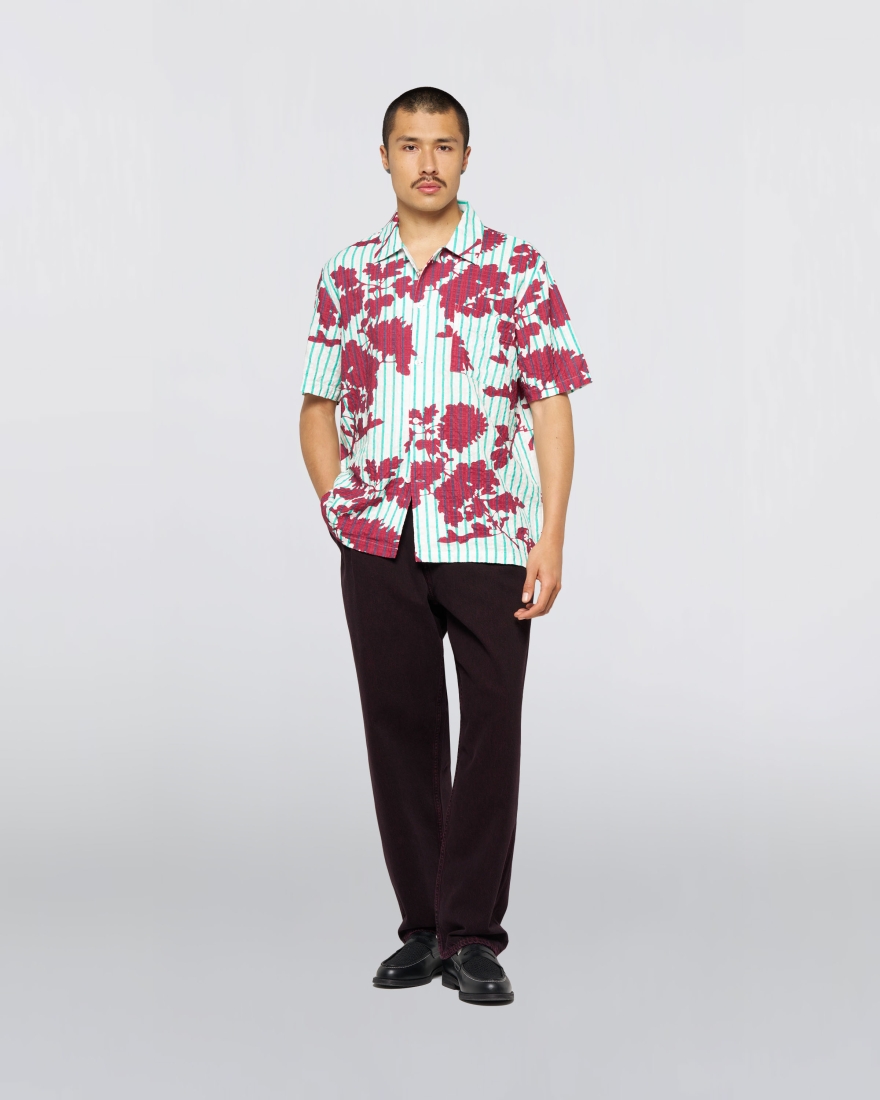 EDWIN Hana To Sen Shirt SS Multicolor
