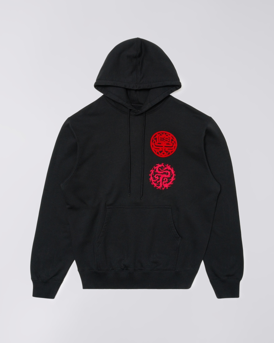 EDWIN Hibiki Hoodie Sweat Black