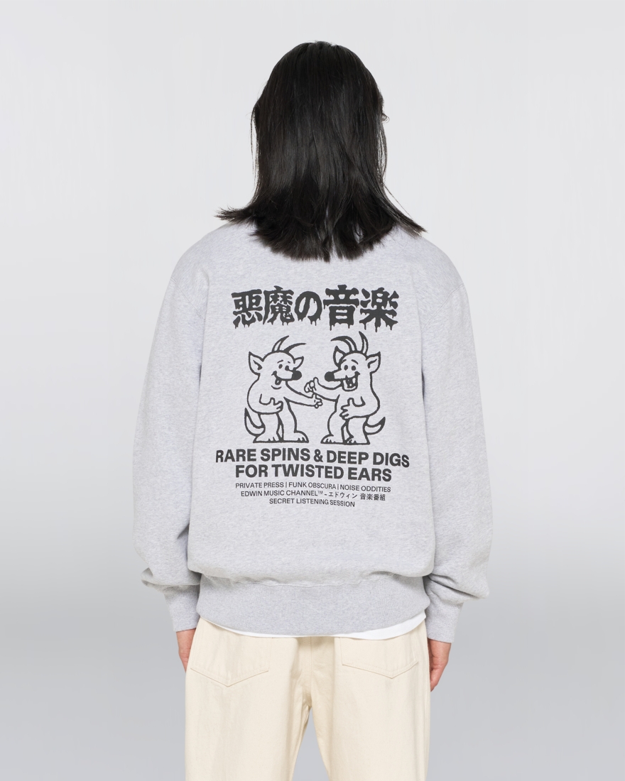 EDWIN Rare Spins Sweat Grey Marl