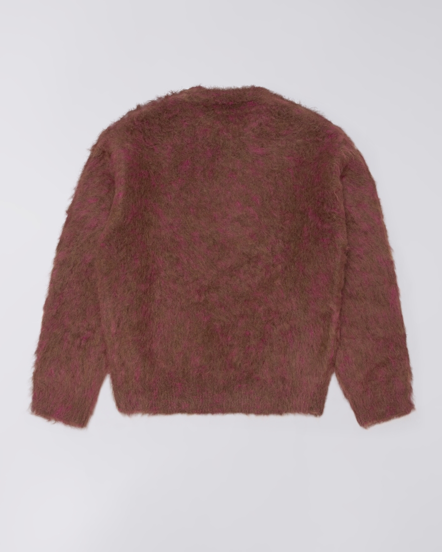 EDWIN Baz Sweater Brown / Pink