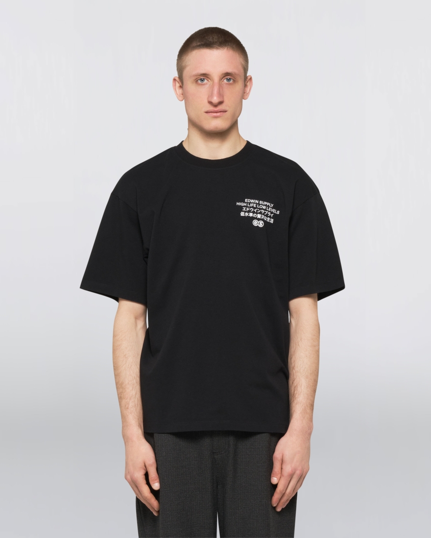 EDWIN Sapurai T-Shirt Black