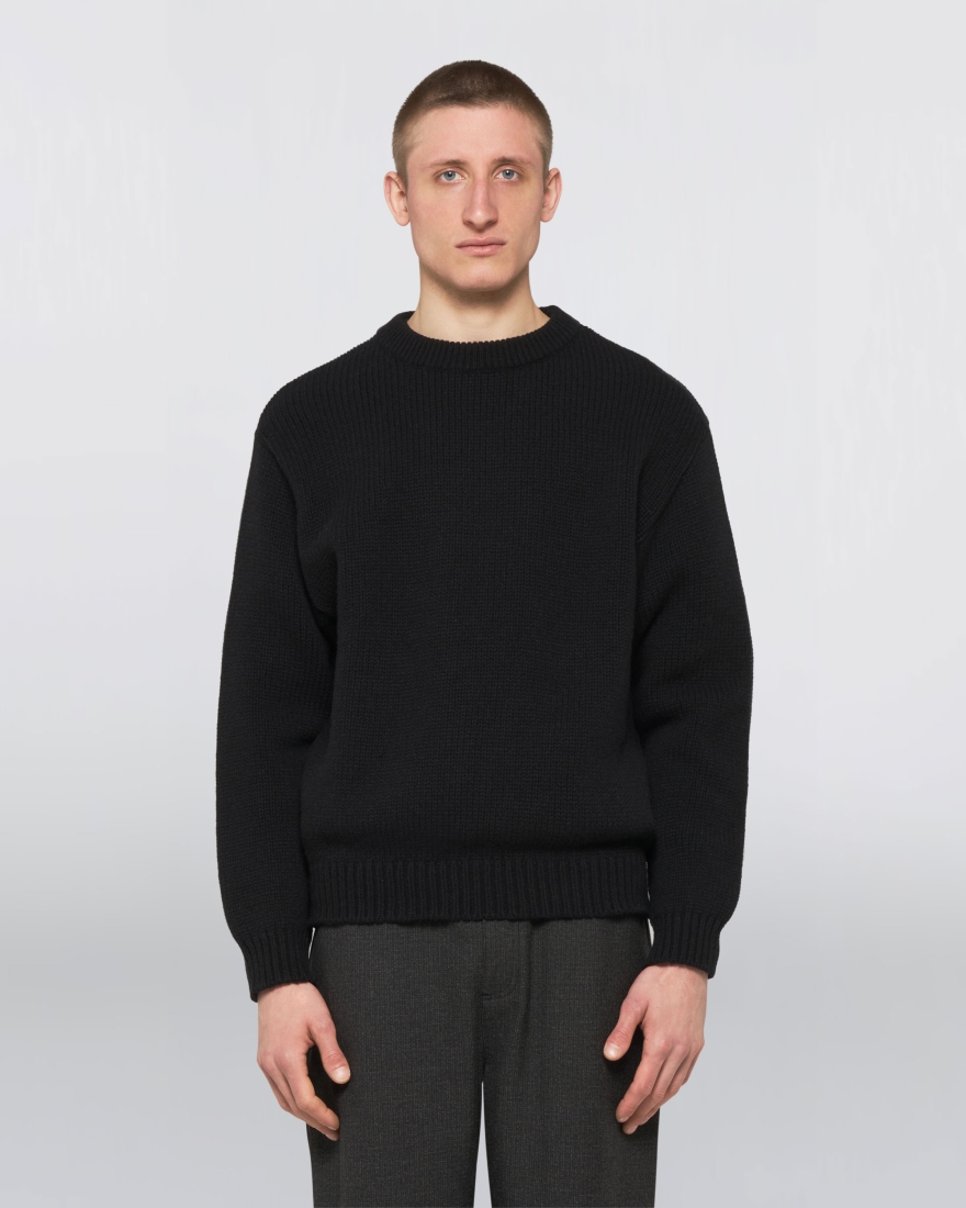 EDWIN Ellis II Sweater Black / White