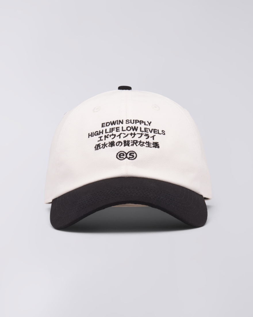EDWIN Sapurai 6 Panel Cap White / Black