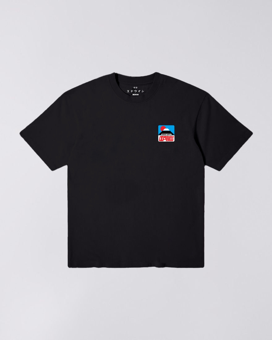 EDWIN Sunset On Fuji San T-Shirt Black