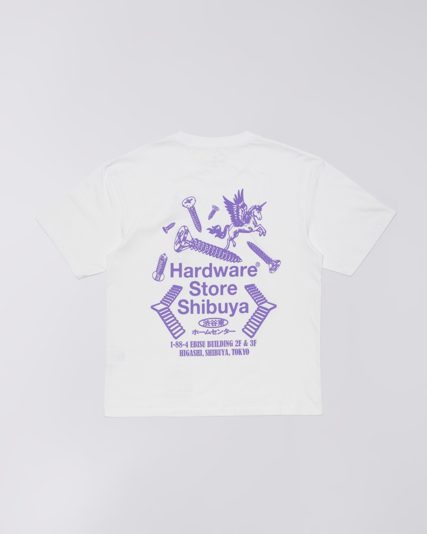 EDWIN Hardware Store Shibuya T-Shirt White