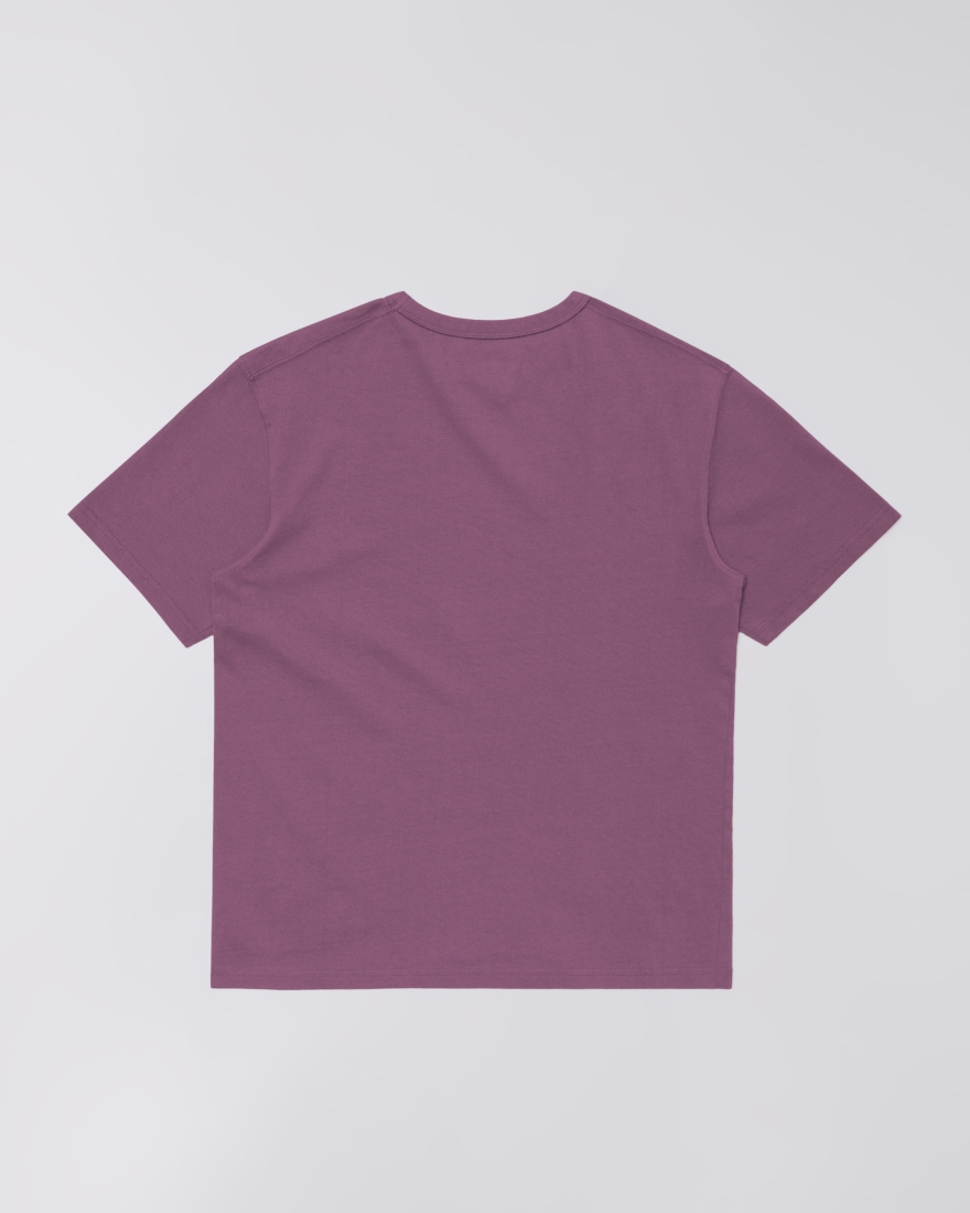 EDWIN Regular Basic T-Shirt Grape Nectar