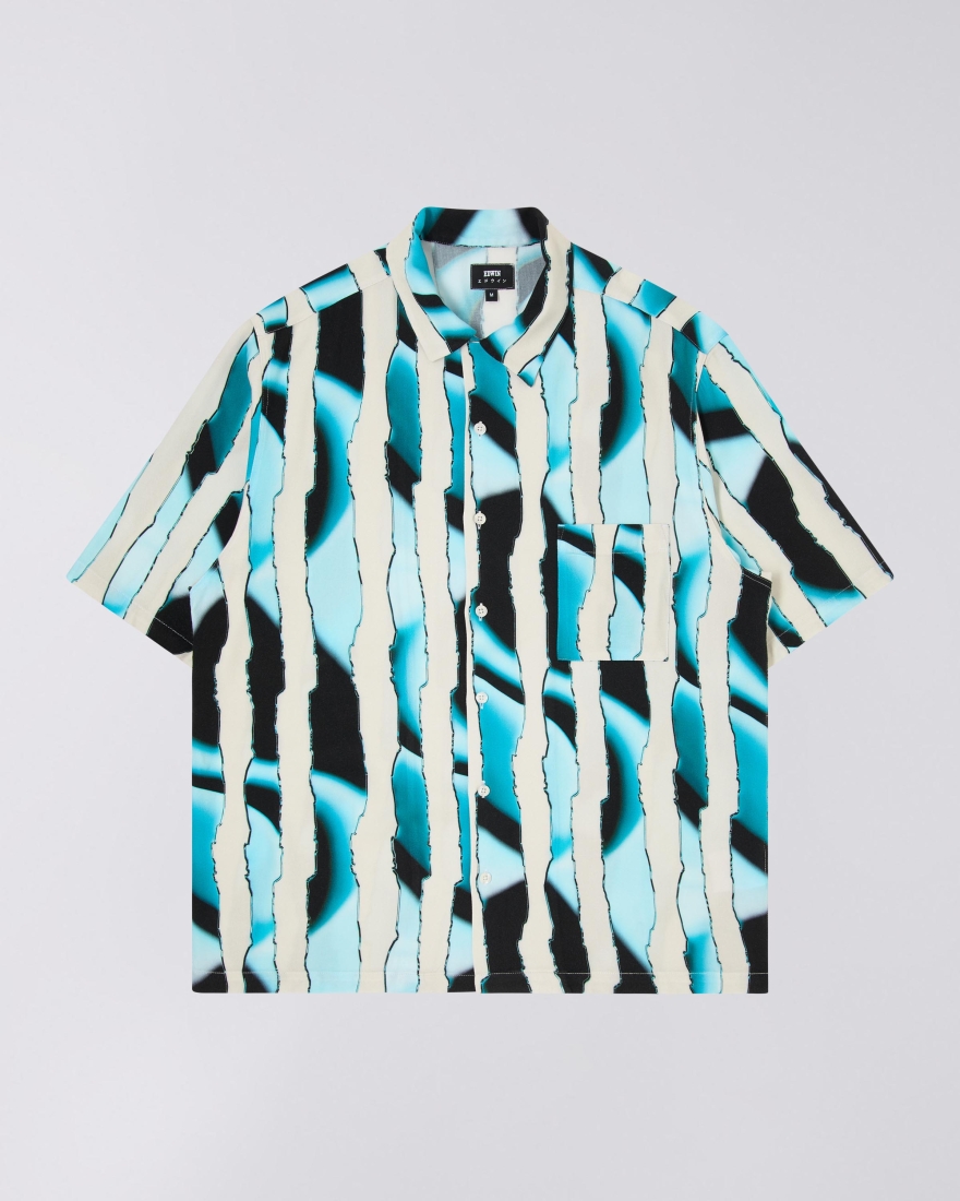 EDWIN Multidimensional Stripes Shirt SS Multicolor