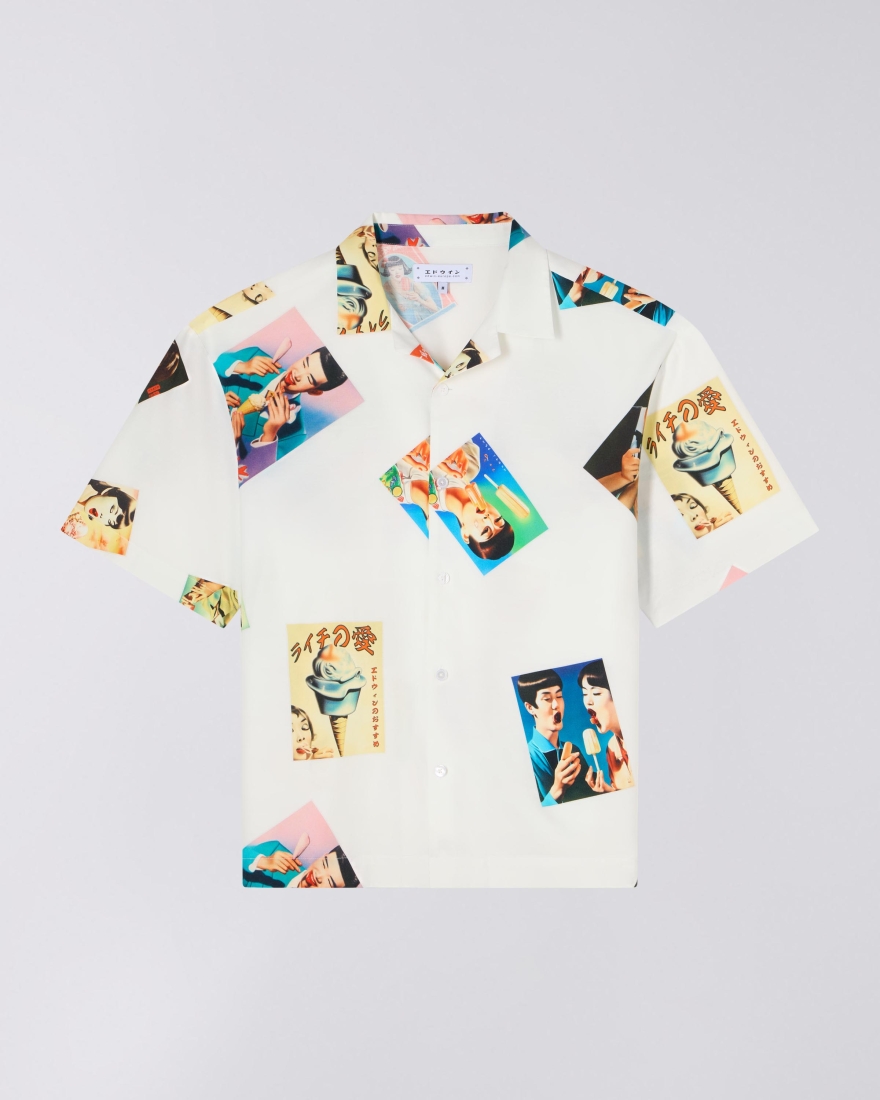 EDWIN Aisukurimu Shirt SS Multicolor