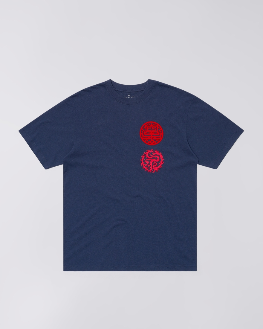 EDWIN Hibiki T-Shirt Maritime Blue