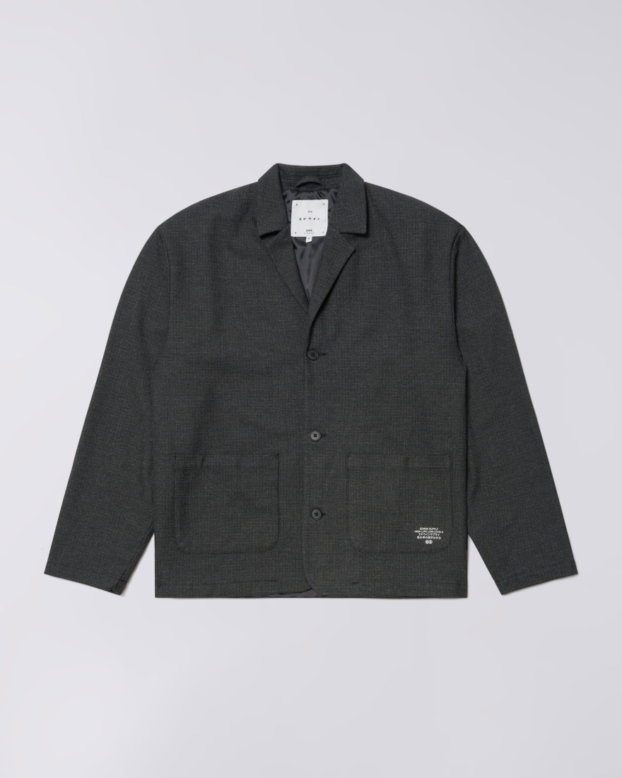 EDWIN Edison Blazer Dark Grey