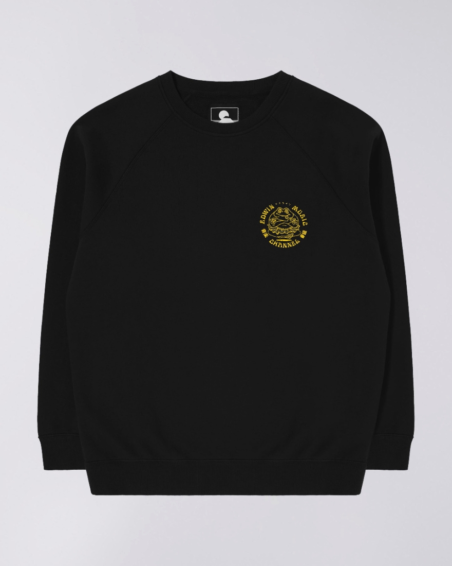 EDWIN Edwin Music Channel Sweat Black