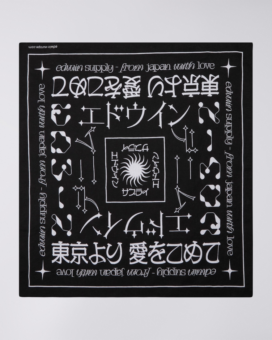 EDWIN Edwin Bandana black