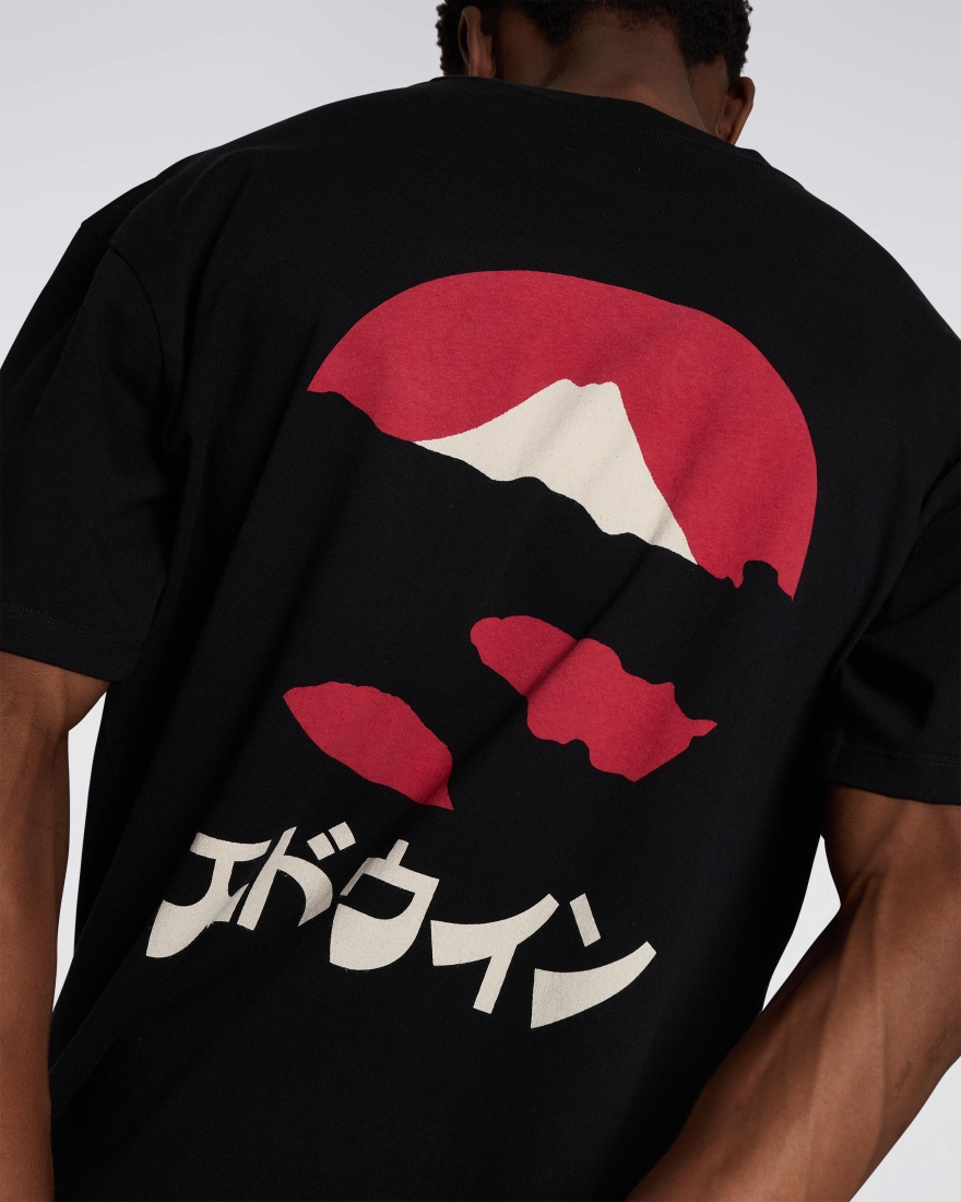 EDWIN Kamifuji T-Shirt Black