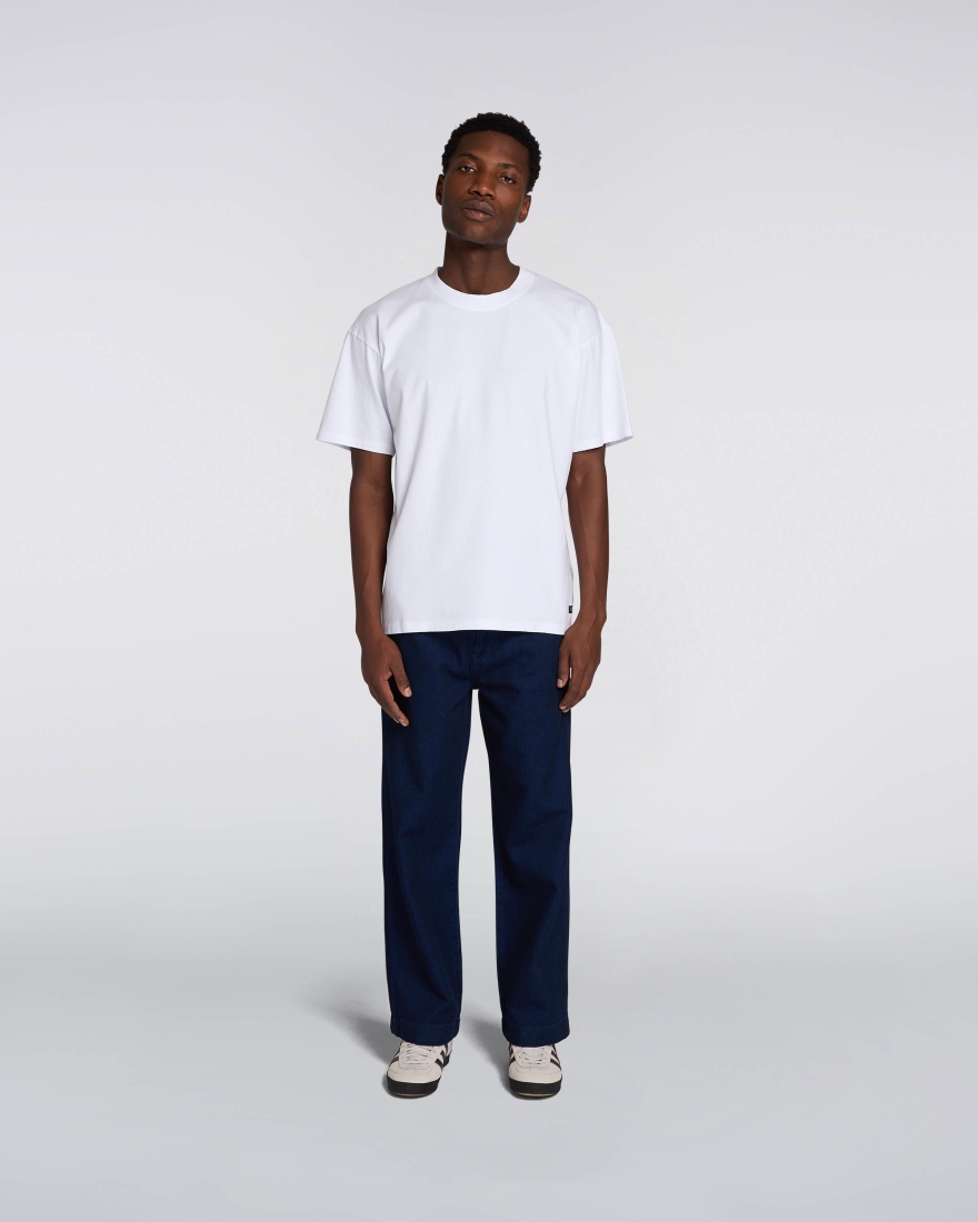 EDWIN Oversize Basic T-Shirt White