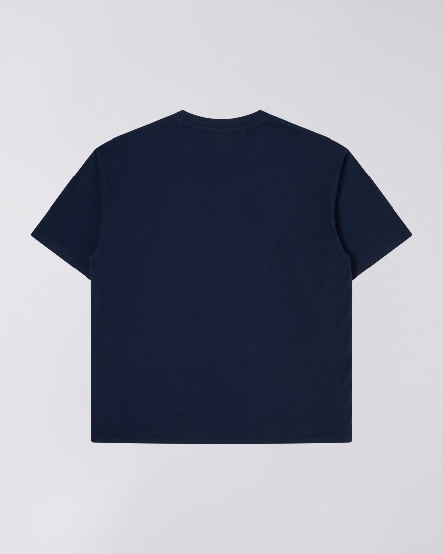 EDWIN Japanese Sun Supply T-Shirt Maritime Blue