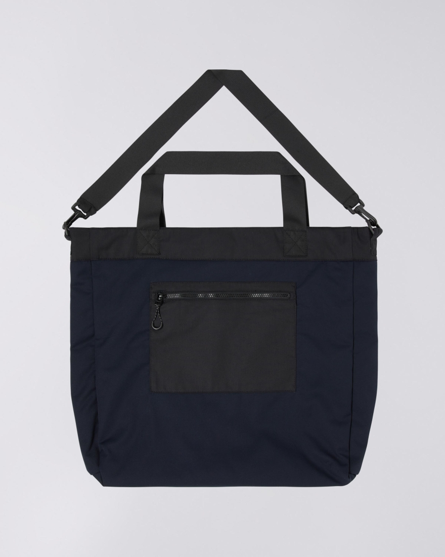 EDWIN Bi-Colored Tote Bag Blue / Black