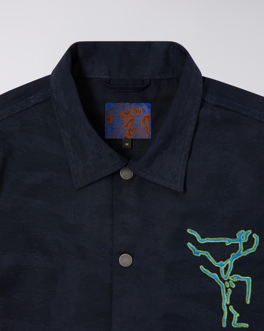 EDWIN Jonathan Castro Overshirt Blue