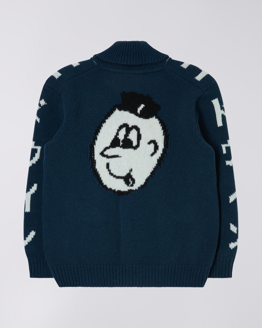 EDWIN Timer Cardigan Navy