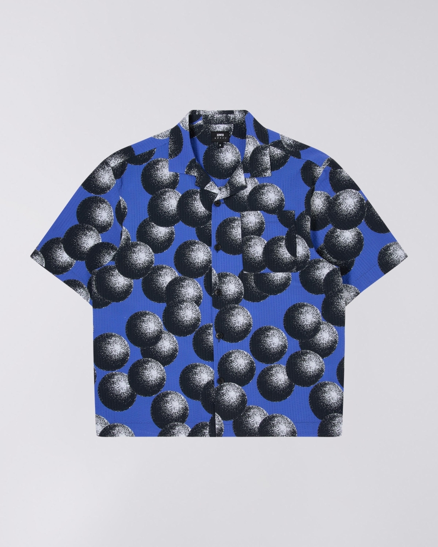 EDWIN Dots Shirt SS Blue
